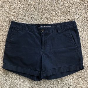 Banana Republic City Chino Shorts Navy Size 10
